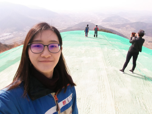 Paragliding - selfie time!