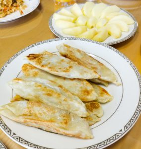 Fried Mandu - Breakfast at Accom