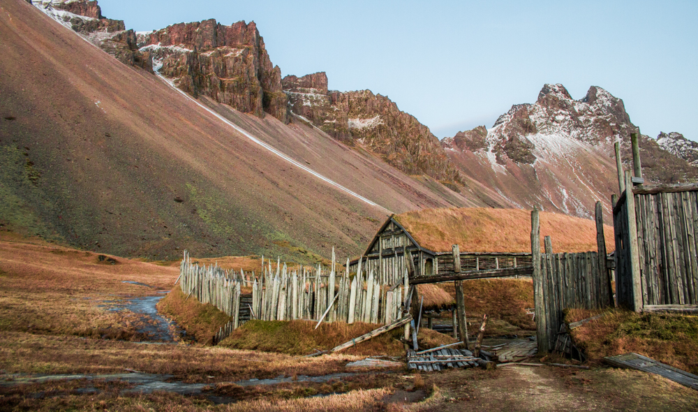 Viking Village Film Set - Old Farm, Iceland