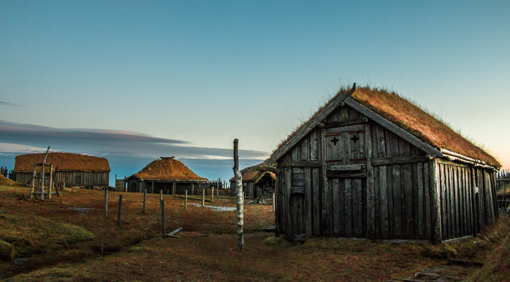 Viking Village Film Set - Old Farm, Iceland