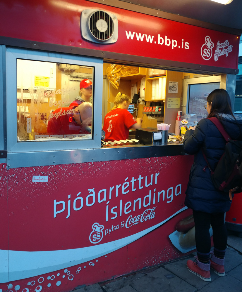 Famous Hotdog Stand in Reykjavik