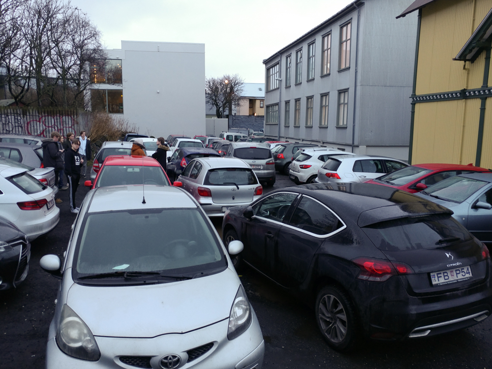 Carpark at School - Reykjavik