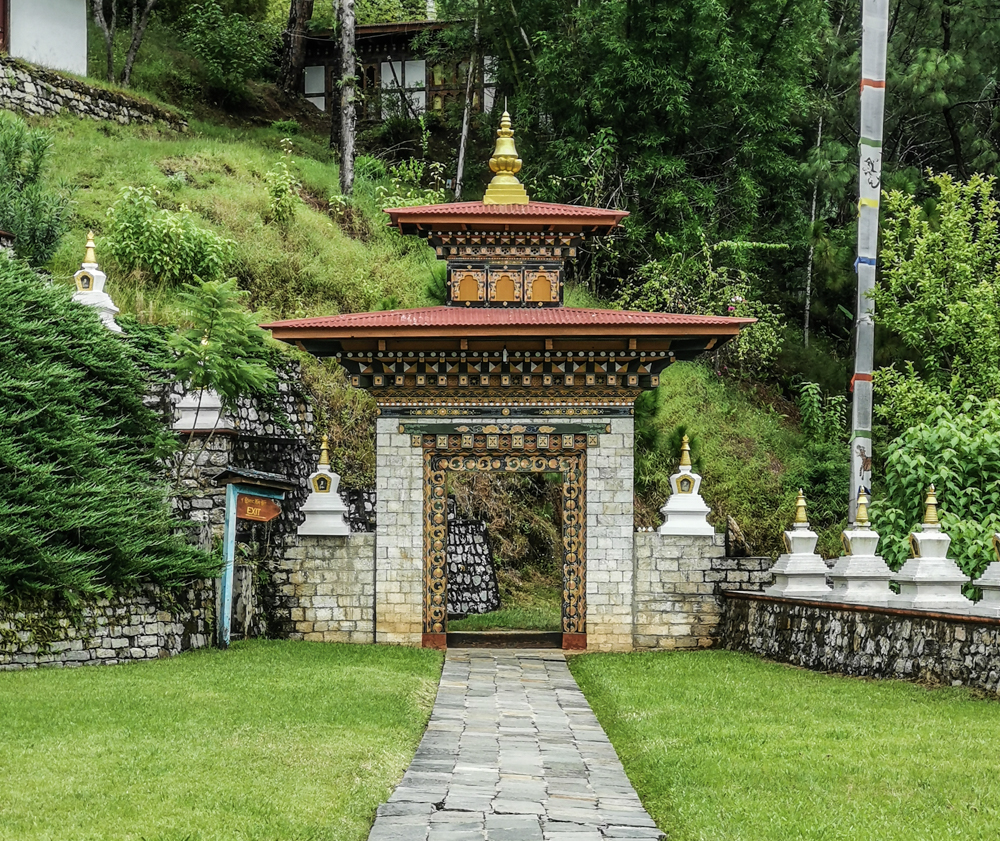 Doorway - Khamsum Yuley Temple