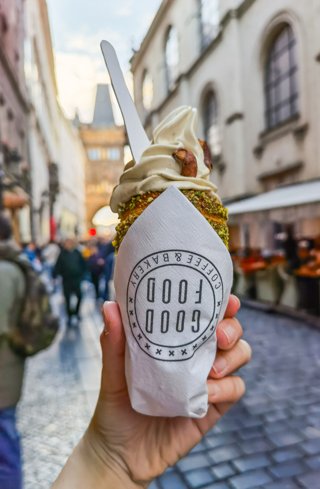 Good Food Coffee and Bakery - Trdelnik - Double Pistachios